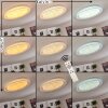 Feletto Plafondlamp LED Transparant, Helder, Wit, 1-licht, Afstandsbediening