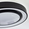Grimacco Plafondlamp LED Zwart, 1-licht, Kleurwisselaar