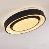 Grimacco Plafondlamp LED Zwart, 1-licht, Kleurwisselaar