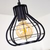 Gainsville Plafondlamp Zwart, 4-lichts