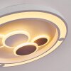 Fitili Plafondlamp LED Wit, 1-licht, Afstandsbediening