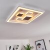 Fitili Plafondlamp LED Wit, 1-licht, Afstandsbediening