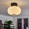 Sebep Plafondlamp LED Zwart, 1-licht