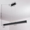 Poroporo Hanger LED Zwart, 1-licht
