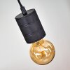 Ajaccio Hanglamp Zwart, 1-licht