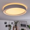 Beade Plafondlamp LED Grijs, Wit, 1-licht, Afstandsbediening, Kleurwisselaar