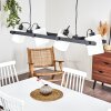 Gibraltar Hanglamp Zwart, 4-lichts