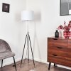 Honoa Staande lamp Chroom, Zwart, 1-licht