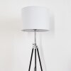 Honoa Staande lamp Chroom, Zwart, 1-licht
