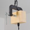 Hautahi Hanger Hout donker, Zwart, 1-licht