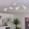 Idlewild Plafondlamp LED Chroom, Wit, 4-lichts