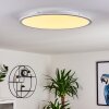 Sani Plafondpaneel LED Wit, 1-licht, Afstandsbediening
