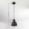 Ogho Hanger Zwart, 1-licht