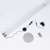 Tumurora Staande lamp LED Chroom, 1-licht, Afstandsbediening