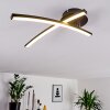 Aringa Plafondlamp LED Zwart, 1-licht