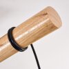 Yaak Plafondlamp Hout licht, Zwart, 4-lichts