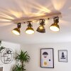 Tina Plafondlamp Hout licht, 4-lichts