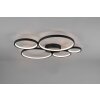Trio Rondo Plafondlamp LED Zwart, 1-licht