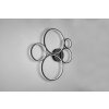 Trio Rondo Plafondlamp LED Zwart, 1-licht