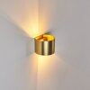 Badajoz Muurlamp LED Goud, Messing, 1-licht