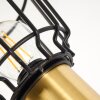 Kesao Plafondlamp Messing, Zwart, 1-licht