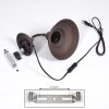 Palaina Muurlamp Bruin, 1-licht