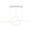 Globo BARRAL Hanger LED Wit, 1-licht, Afstandsbediening