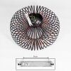 Wemude Plafondlamp Koperkleurig, Zwart, 1-licht