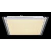 Globo RENA Plafondlamp LED Nikkel mat, Wit, 1-licht, Afstandsbediening, Kleurwisselaar
