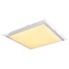 Globo RENA Plafondlamp LED Nikkel mat, Wit, 1-licht, Afstandsbediening, Kleurwisselaar