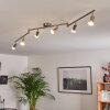 Oula Plafondlamp LED Nikkel mat, 6-lichts
