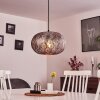 Kemer Hanger Zwart, Zilver, 1-licht