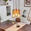 Lenalau Hanglamp Zwart, 3-lichts