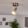Oula Plafondlamp LED Nikkel mat, 1-licht