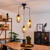Kintore Hanglamp Zwart, 3-lichts