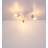 Globo LUISE Plafondlamp Wit, 3-lichts