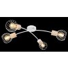 Globo LUISE Plafondlamp Wit, 4-lichts