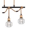 Globo VALERIE Hanger Bruin, Zwart, 3-lichts