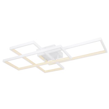 Globo GABRIEL Plafondlamp LED Wit, 1-licht, Afstandsbediening