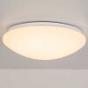 Brilliant Fakir Muur en plafond verlichting LED Wit, 1-licht
