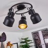 Juliboy Plafondlamp Zwart, 3-lichts