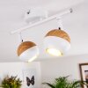 Kotaoa Plafondlamp LED Hout licht, Wit, 2-lichts
