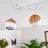 Kotaoa Plafondlamp LED Hout licht, Wit, 2-lichts