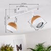 Kotaoa Plafondlamp LED Hout licht, Wit, 2-lichts