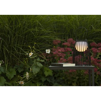 Lucide FJARA Tafellamp voor buiten LED Zwart, 1-licht