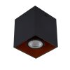 Lucide BIDO Plafondlamp Koperkleurig, Zwart, 1-licht