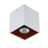 Lucide BIDO Plafondlamp Koperkleurig, Wit, 1-licht