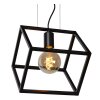 Lucide FABIAN Hanglamp Zwart, 1-licht