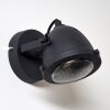 Glostrup Muurlamp LED Zwart, 1-licht