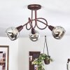Warga Plafondlamp LED Brons, 3-lichts